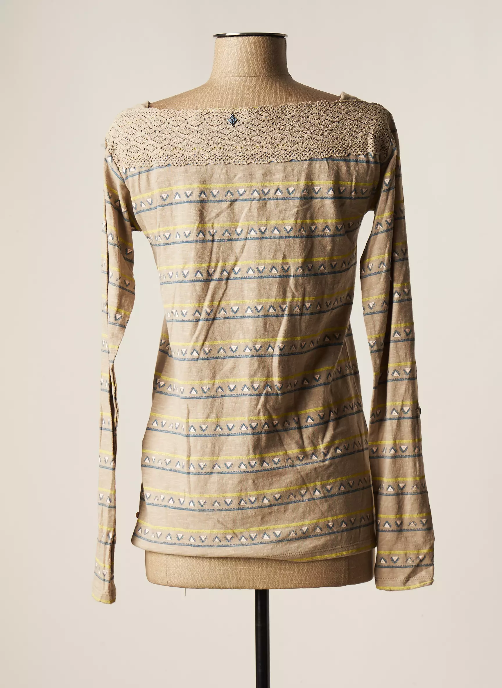 Bonobo Jeans Tops Femme couleur beige