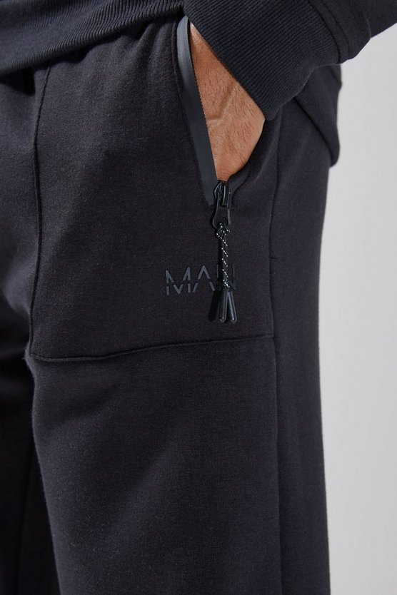 Man Active Tech Jogginghose mit Reißverschluss