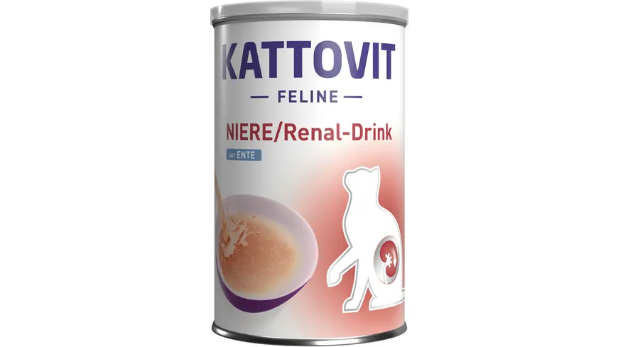 Kattovit Katzensnack Feline Niere/Renal-Drink mit Ente 135 ml