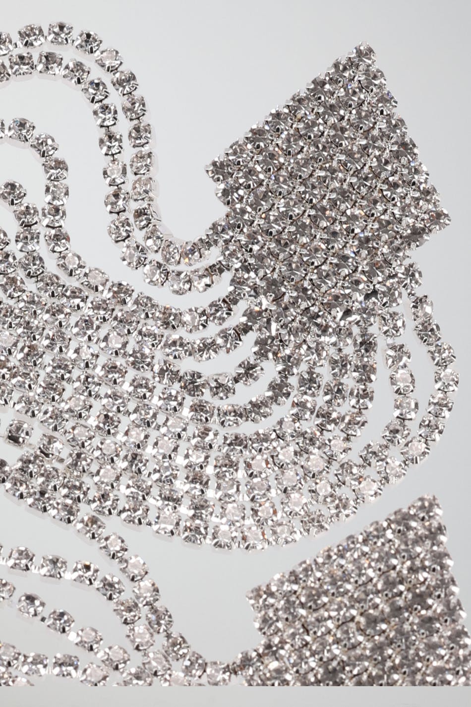 Rhinestone earrings
