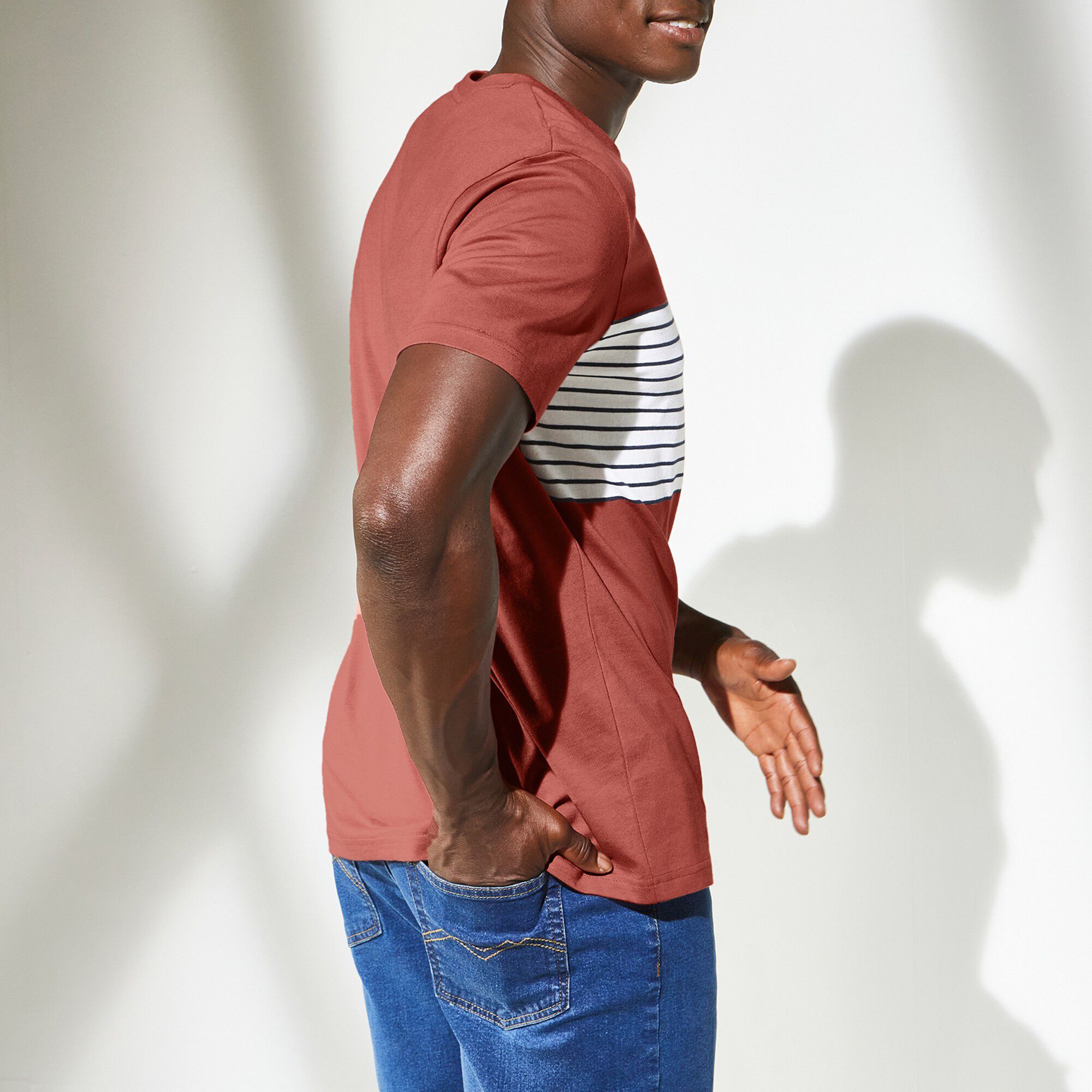 Tee-shirt rayé manches courtes