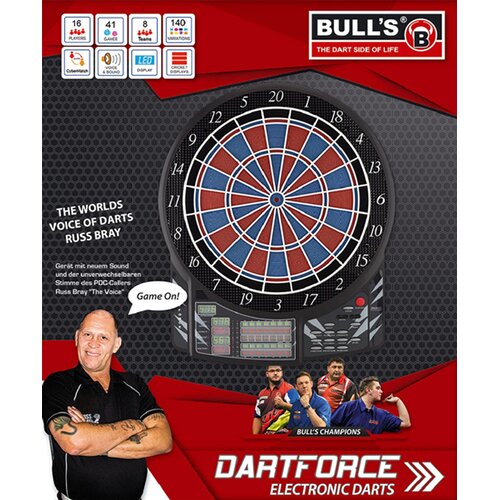 BULL'S DARTBOARD DARTFORCE RB SOUND ELEKTRONIK DARTBOARD
