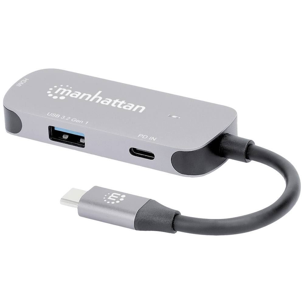 MANHATTAN Laptop-Dockingstation mit Power Delivery, USB-C® Power Delivery