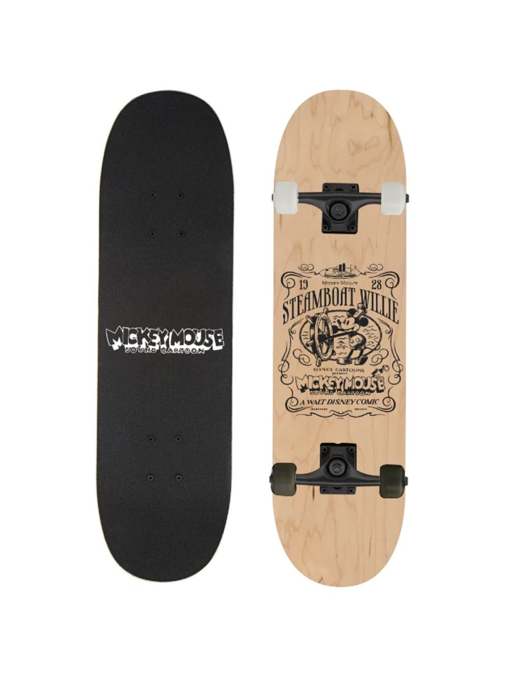 Disney Mickey Mouse Disney Skateboard Perfekt für Gehwege & Parks 79x20x12 cm in Schwarz günstig kaufen 79