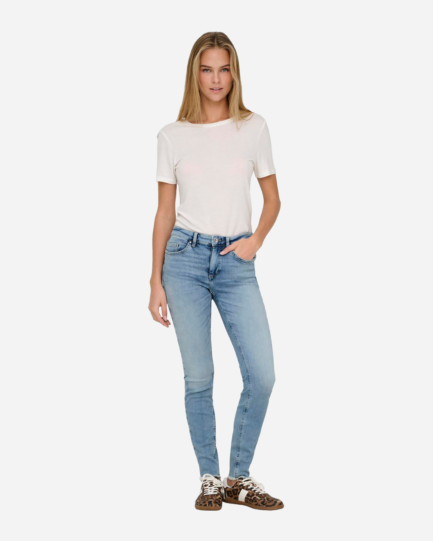 Džínsy Only Blush Skinny W 15338296-BS 541