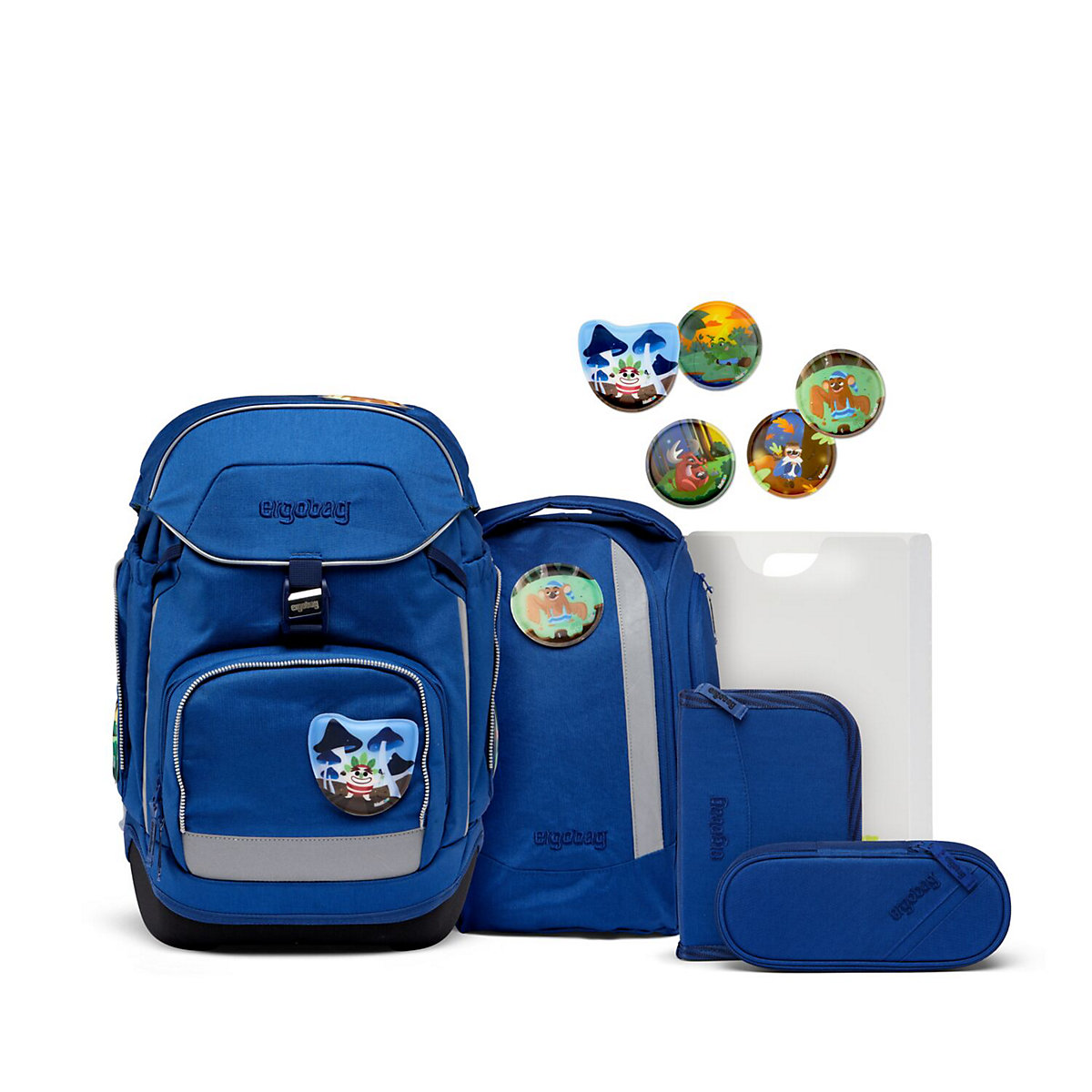 Schulranzenset pack WaldmonstBär, 6-tlg. (2023)