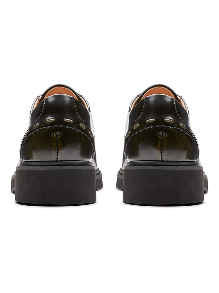 Clarks Leder-Schnürschuhe ''Splend Weave'' in Braun günstig kaufen