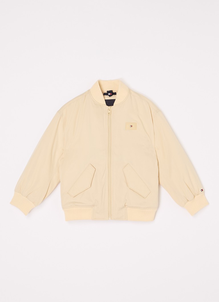 Blouson aviateur Tommy Hilfiger avec logo et imprimé au dos