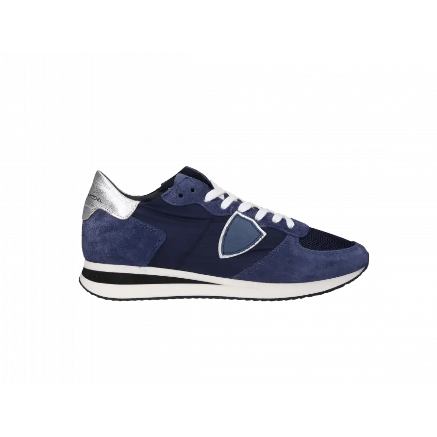 Philippe Model - Sneaker low TRPX Veloursleder - blau