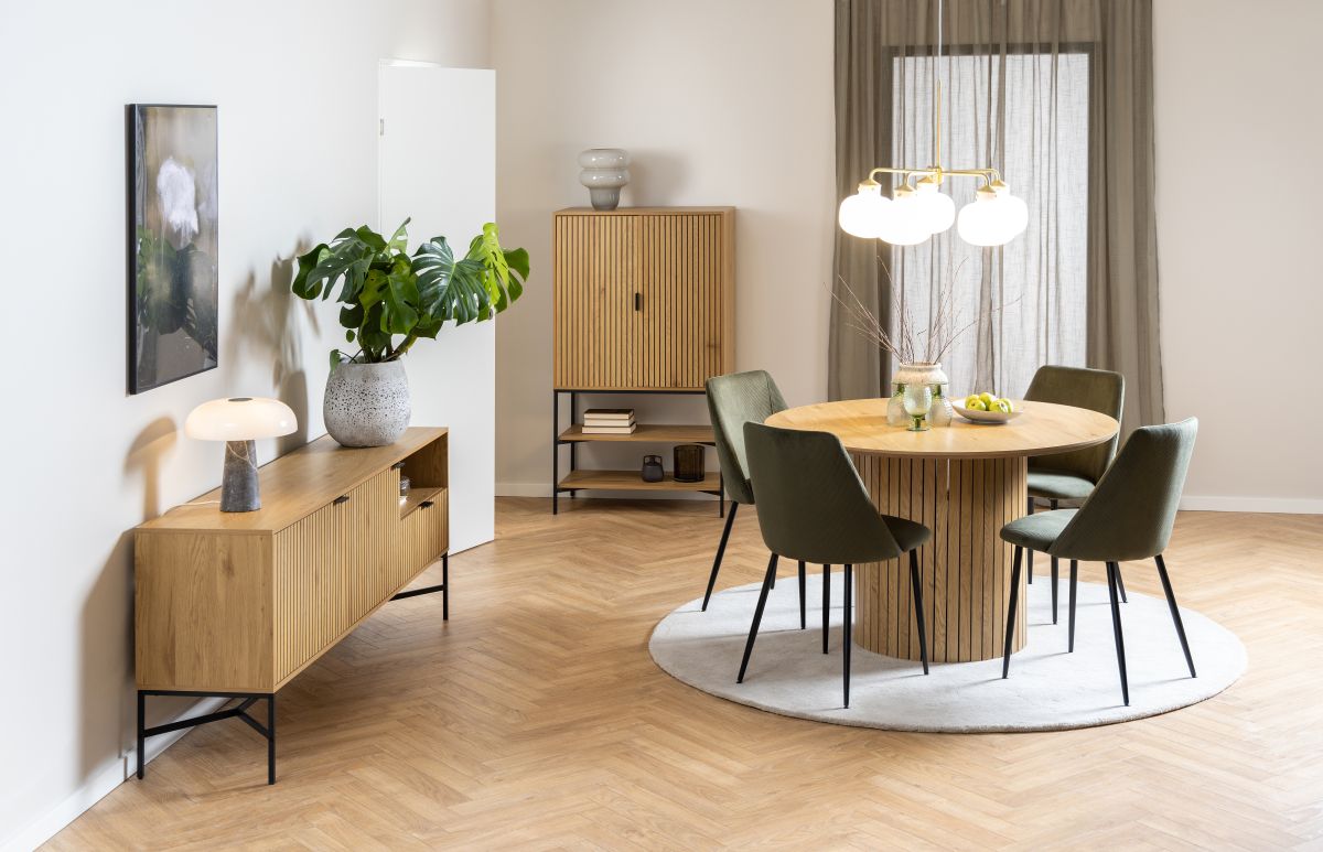 Esstisch Yale Wildeiche Ø 120 cm
