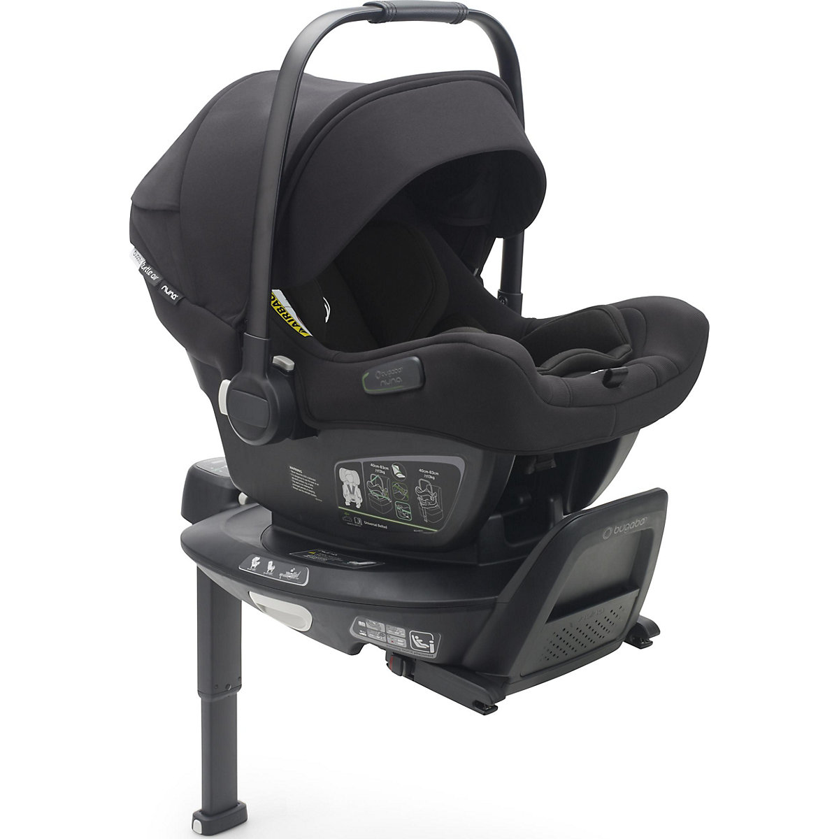 Babyschale Turtle Air by Nuna , schwarz