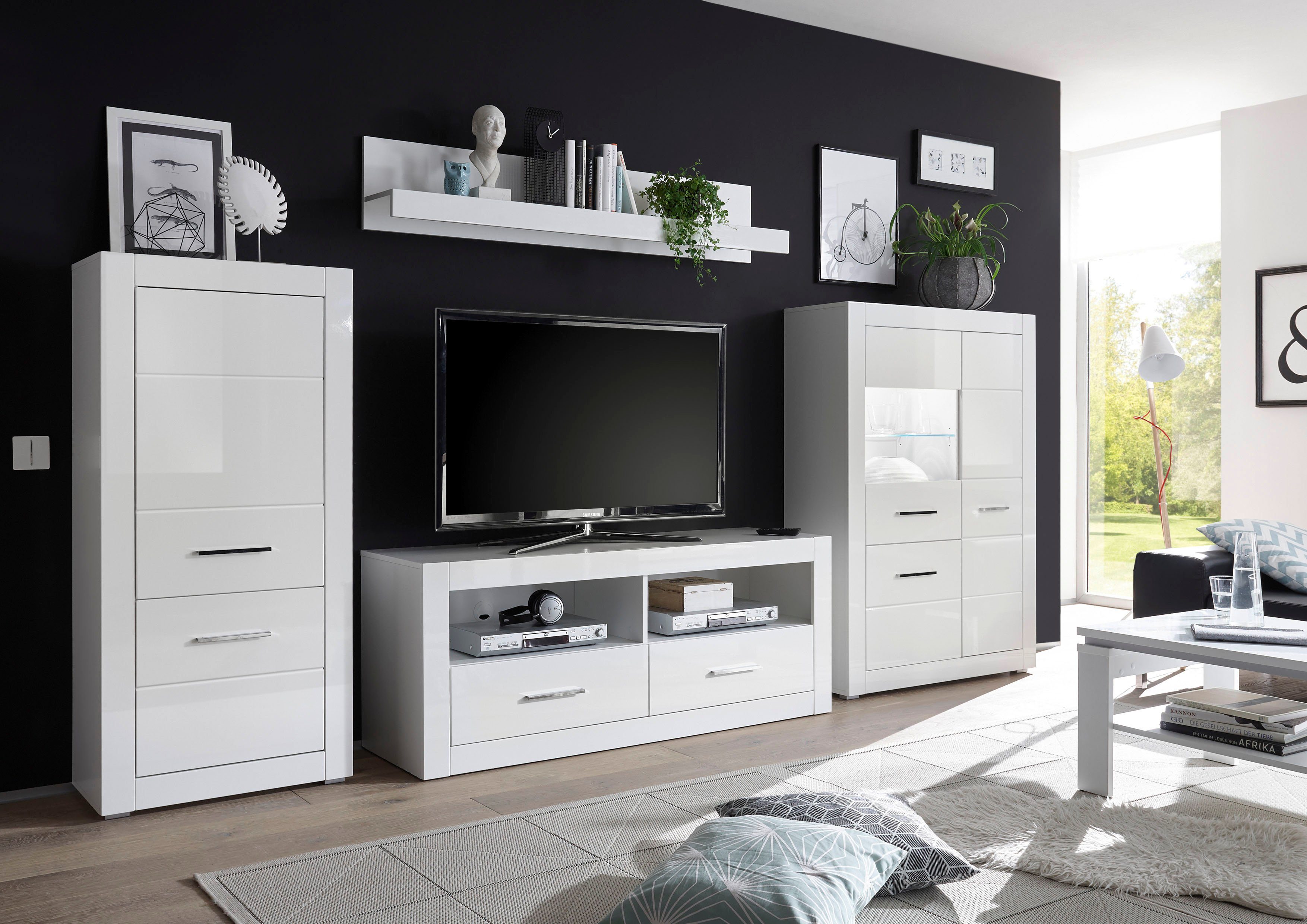 INOSIGN Wohnwand BIANCO, (Set, 4-St)