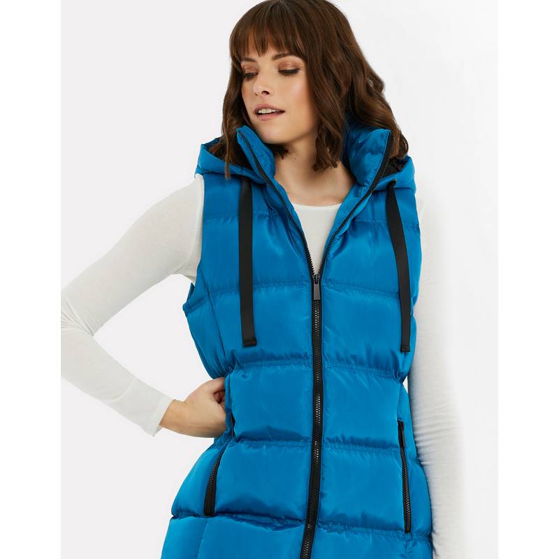 Threadbare THB Vinyard Sporty Gilet Longweste Damen