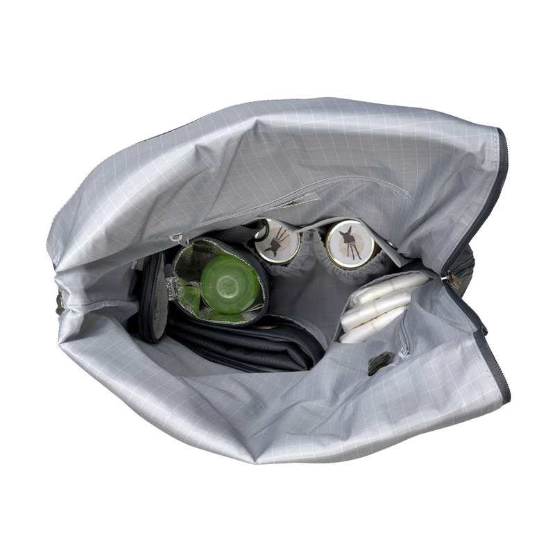 Sac à langer Rolltop bleu nuit Lässig
