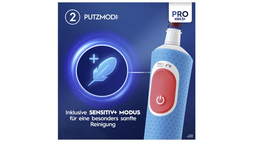 Oral-B Vitality Elektrische Zahnbürste Pro 103 Kids Spiderman