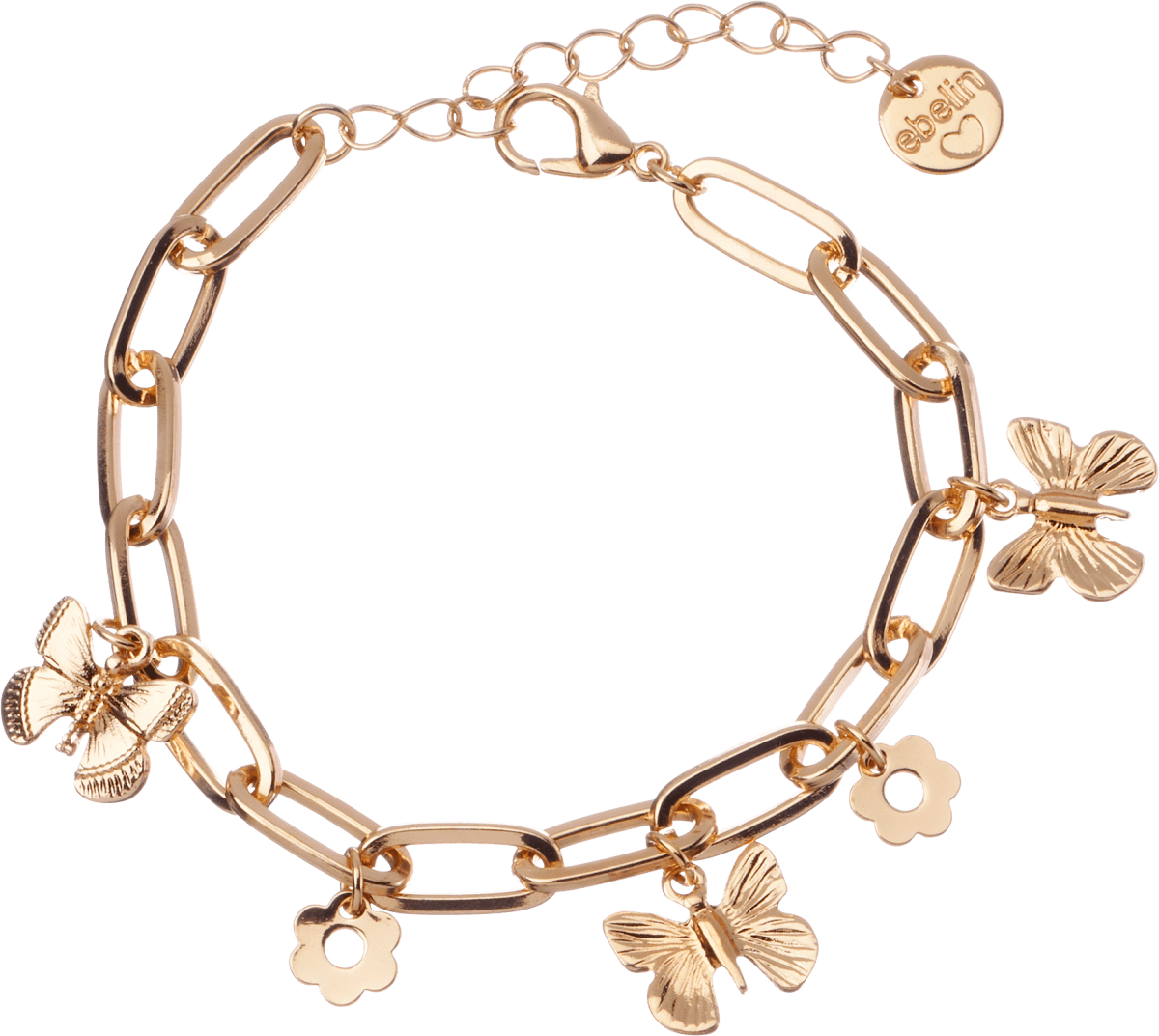 Armband Schmetterling Gold-Optik, 2 St