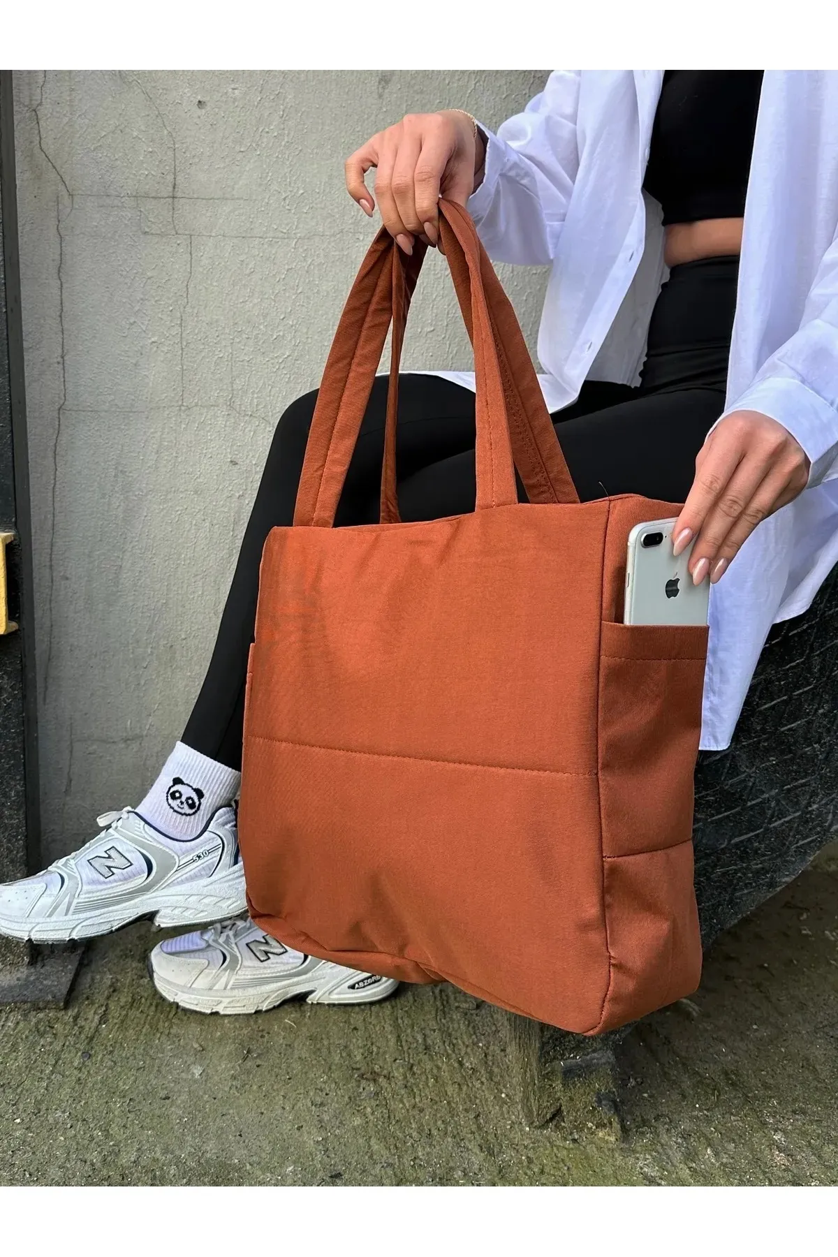 BEJNA  Große Handtasche für den Alltag mit Reißverschluss für Damen