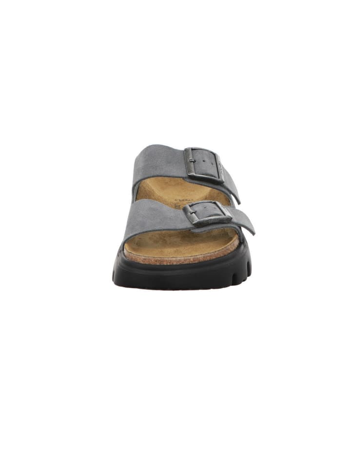 Birkenstock Pantolette in grau günstig kaufen