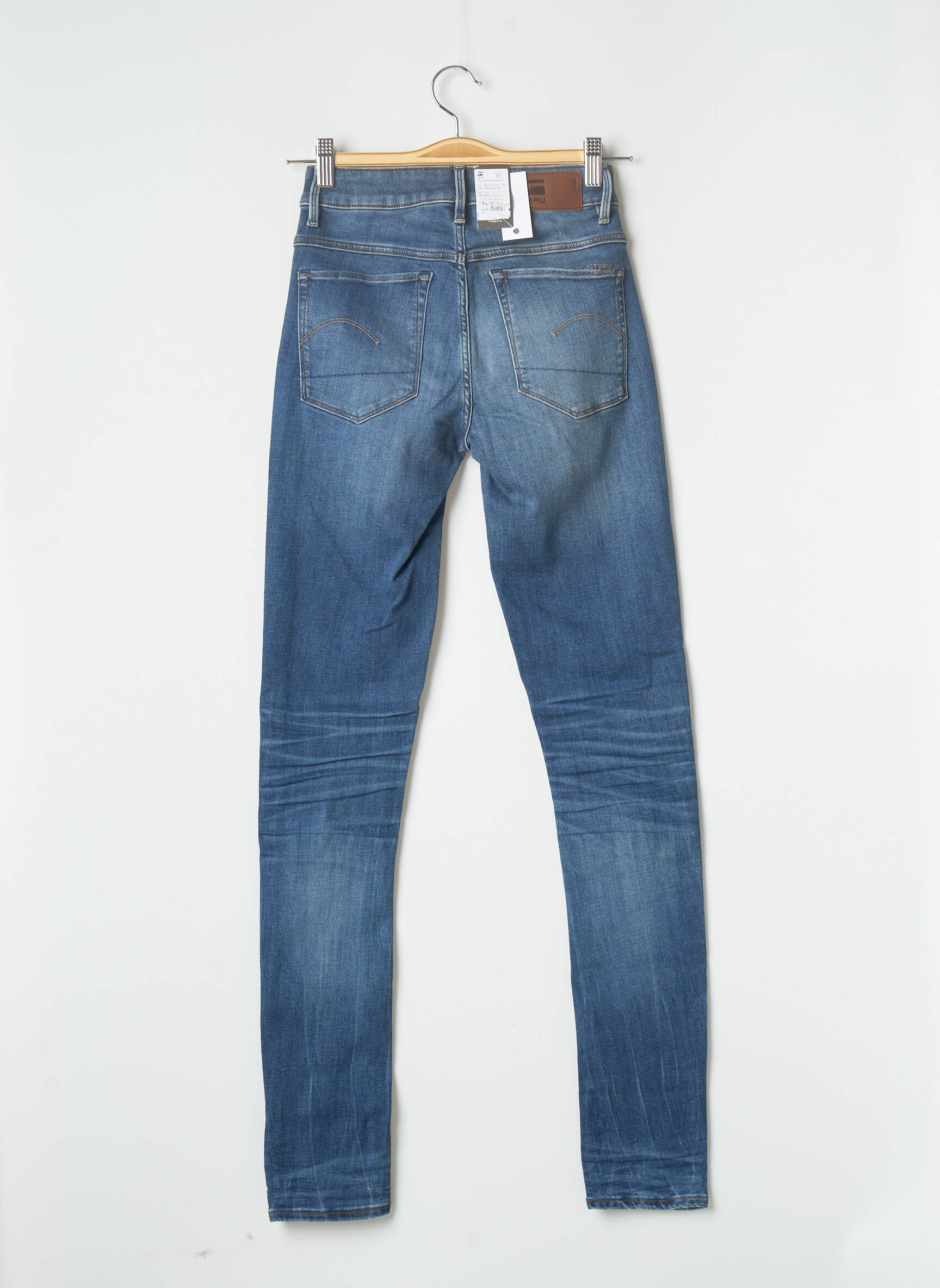G Star Jeans Skinny Femme couleur bleu