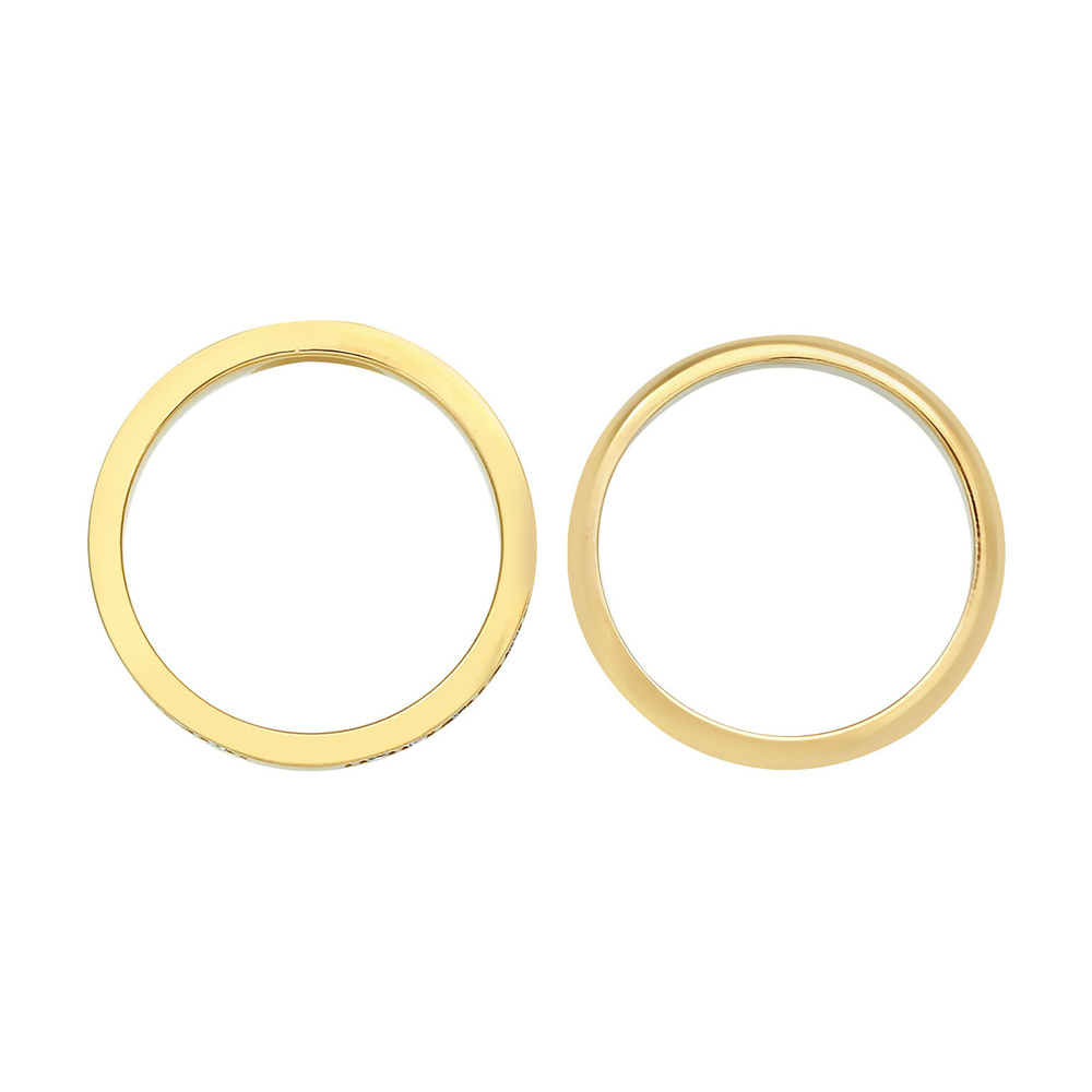Elli Elli Bague Bague pour dames - Ensemble Memorie - Tendance de base avec cristaux e Bague