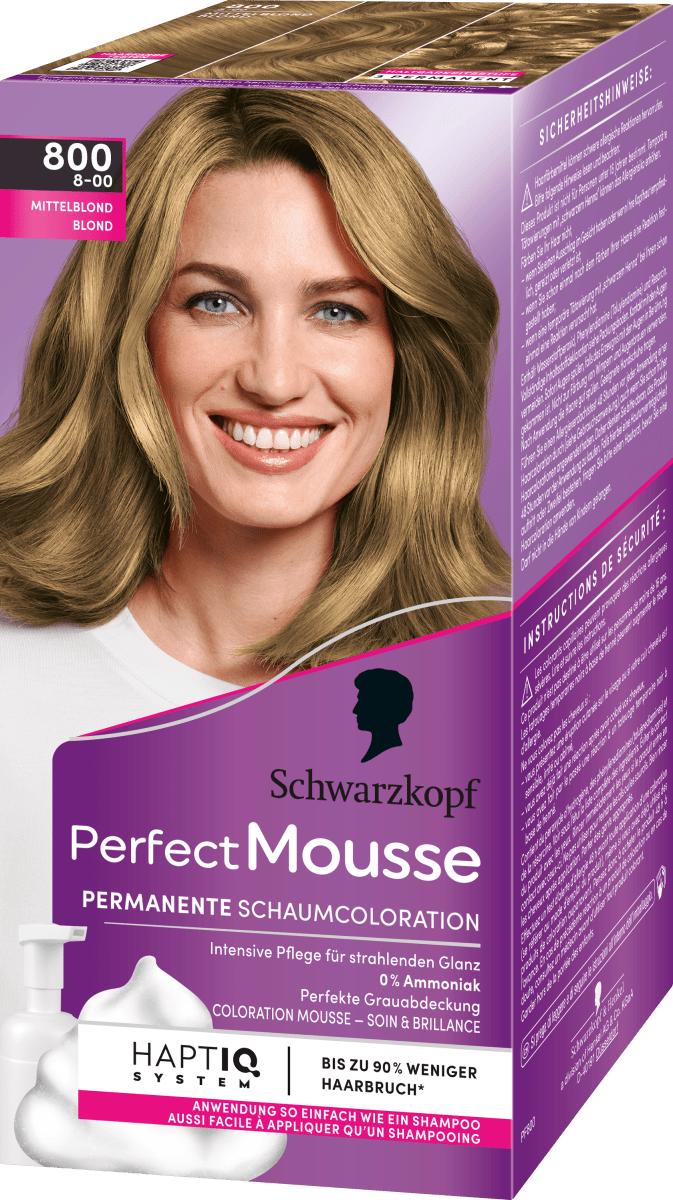Haarfarbe Schaum 800 Mittelblond, 1 St