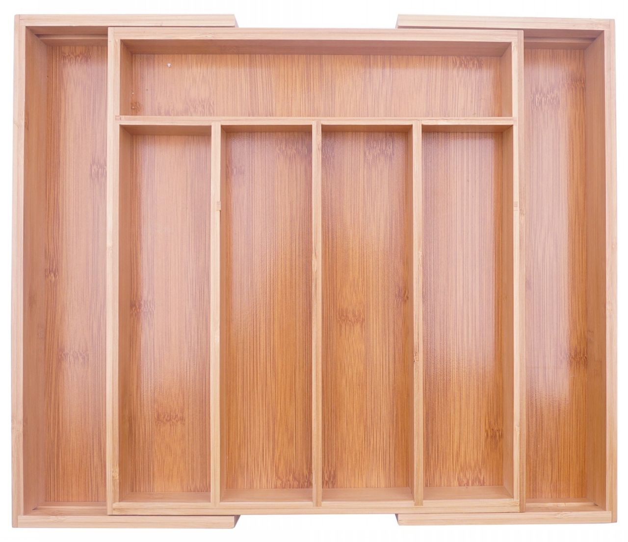 SSW Bambus Besteckkasten 33,5 x 29 x 5 cm, ausziehbar