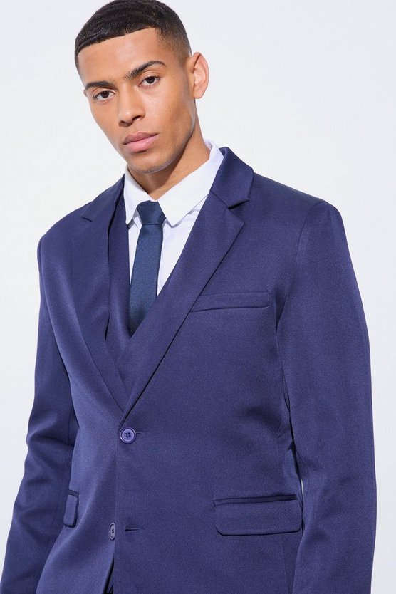 Einreihiger Slim-Fit Blazer