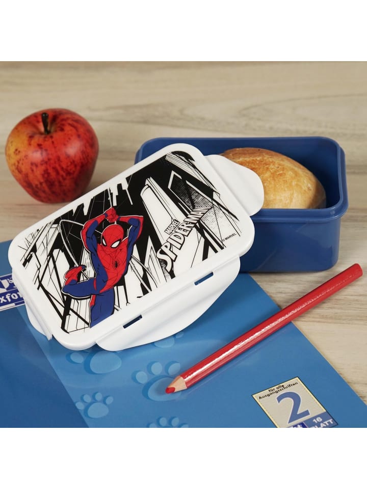 Geda Labels Brotdose Spider-Man in Blau - 16x10,5x6,5cm günstig kaufen onesize