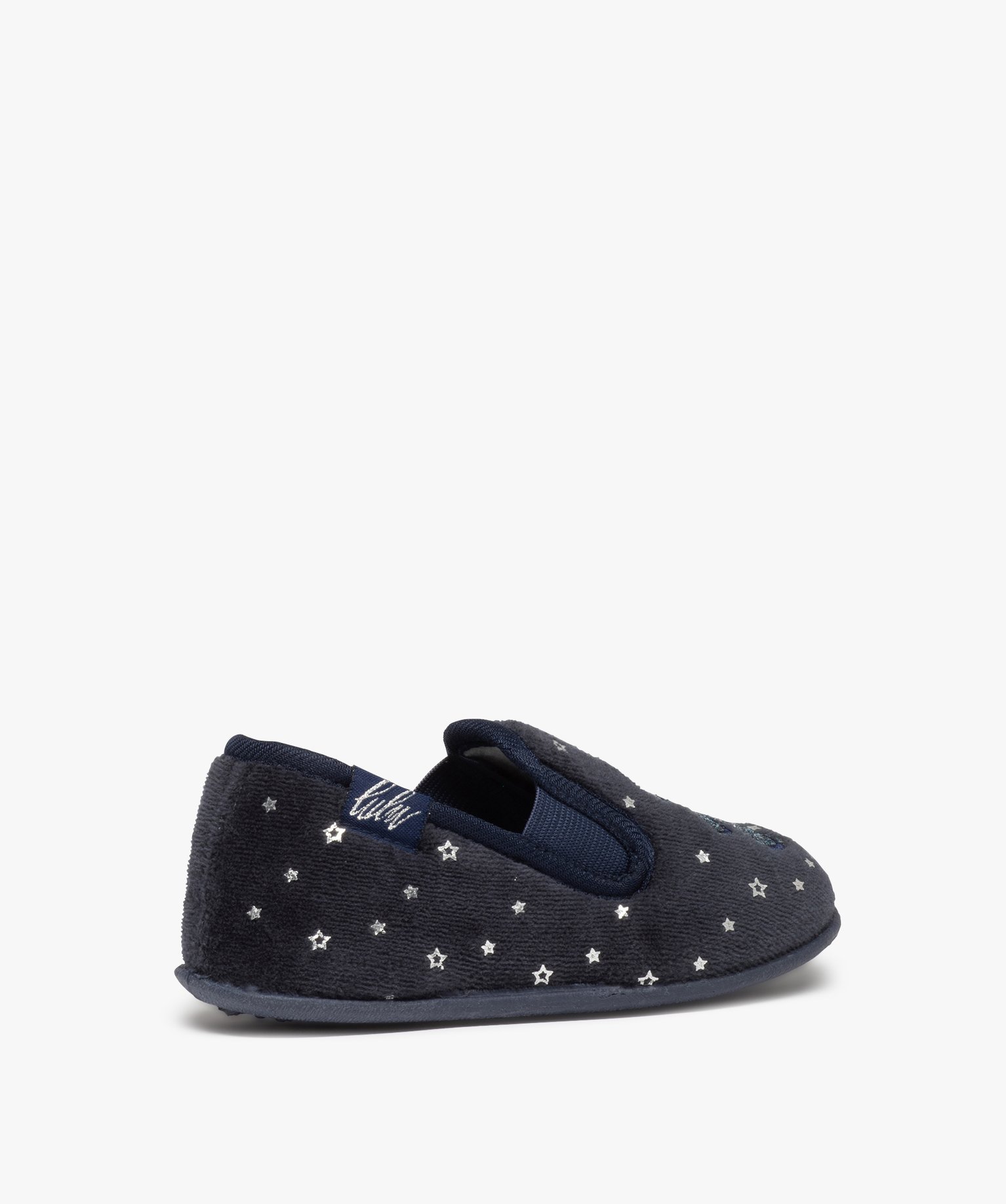 Chaussons fille en velours ornés d’étoiles – LuluCasta... bleu | GEMO