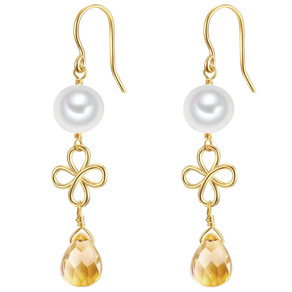 Valero Pearls Boucles d'oreille en argent Argent sterling Verre Perle de culture d'eau douce en Boucles d'oreilles