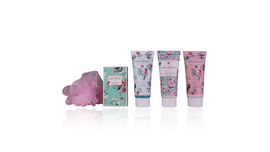Accentra Badeset Sweet Flowers Geschenkpackung