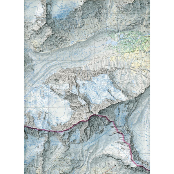 Swisstopo 1 : 25 000 Matterhorn - Wanderkarte