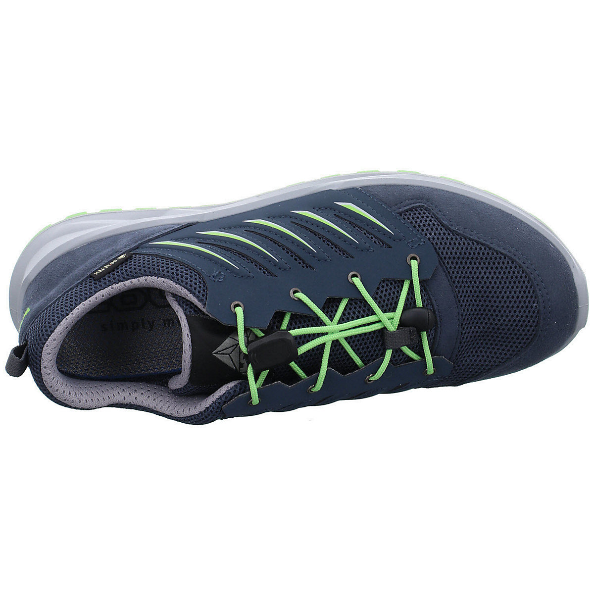 Jungen Schnürhalbschuhe Axos GTX Lo Outdoorschuh Kinderschuhe Leder-/Textilkombination uni Outdoorschuhe