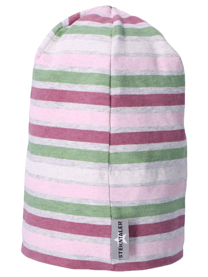 Sterntaler Beanie Streifen in rosafarbig günstig kaufen