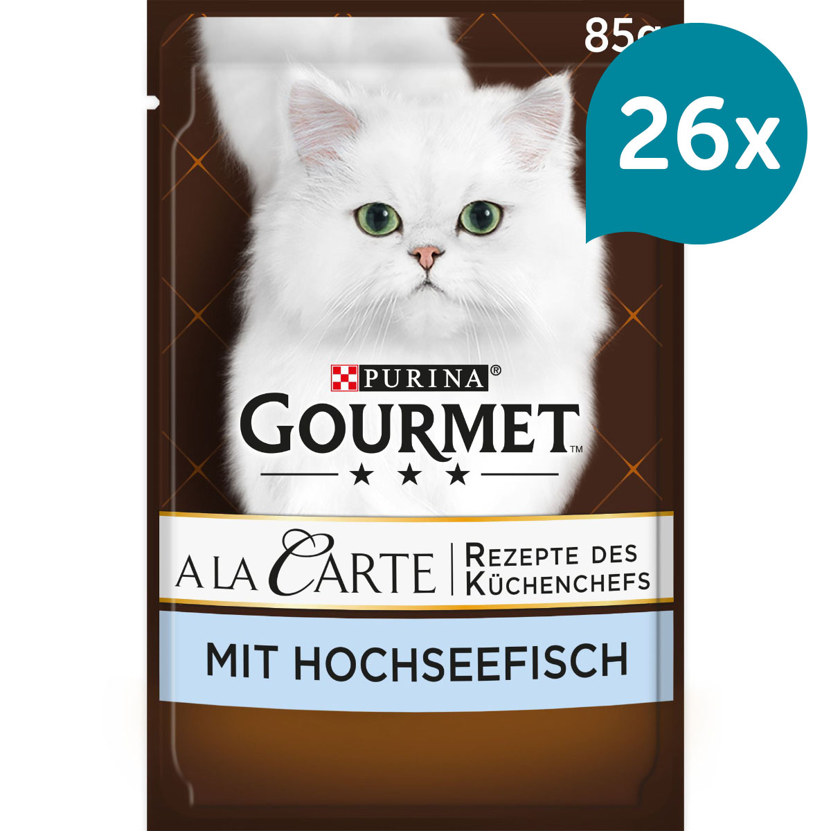 GOURMET A la Carte Hochseefisch, Reis & Gemüse bei ZooRoyal