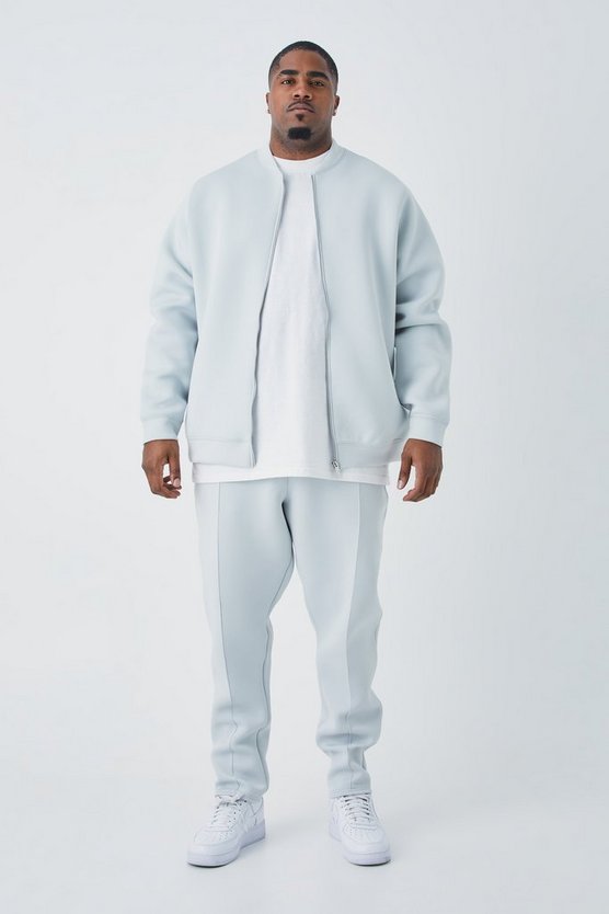 Plus Scuba Bomberjacke & Jogginghose
