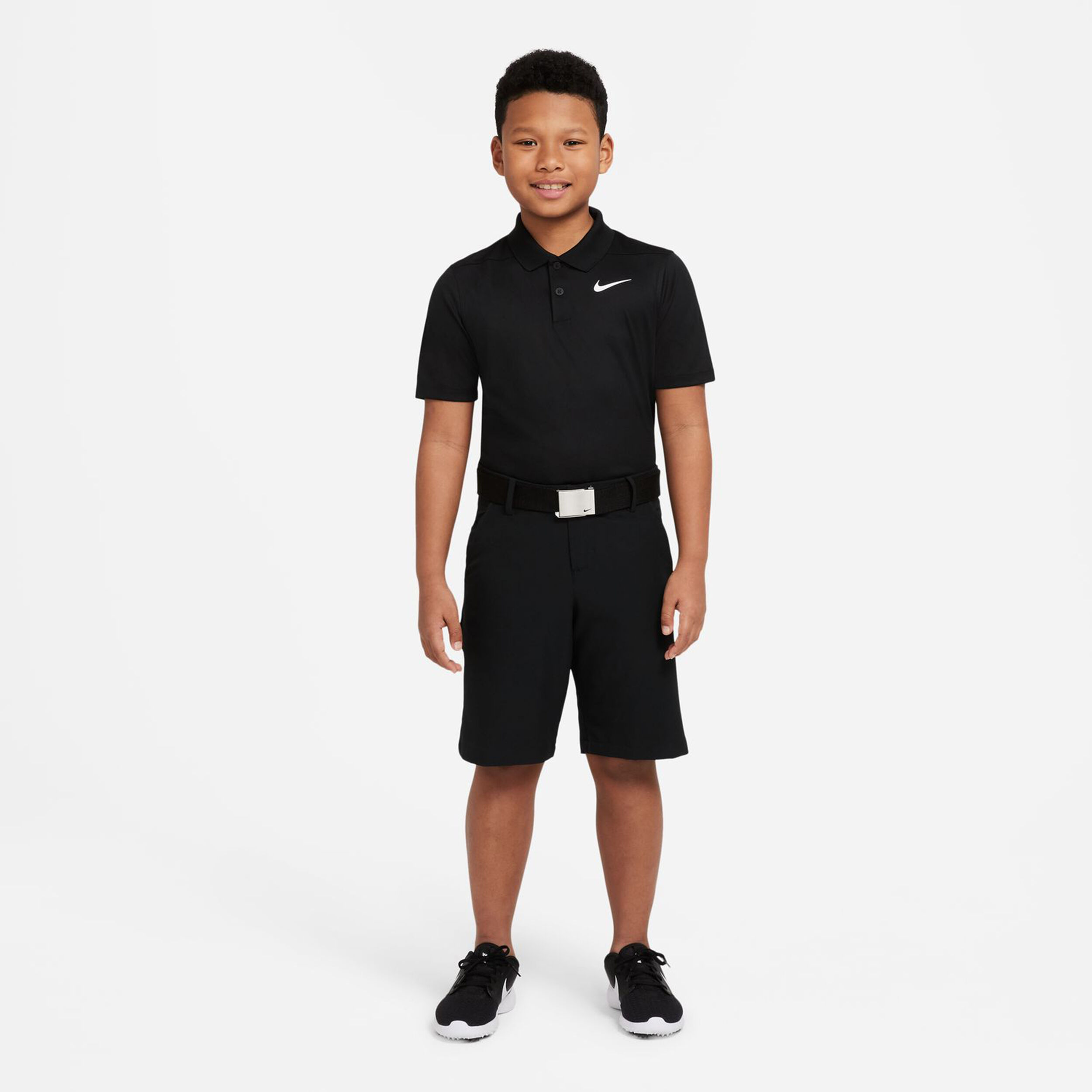 Dri-Fit Victory Polo Jungen - Schwarz, Weiß