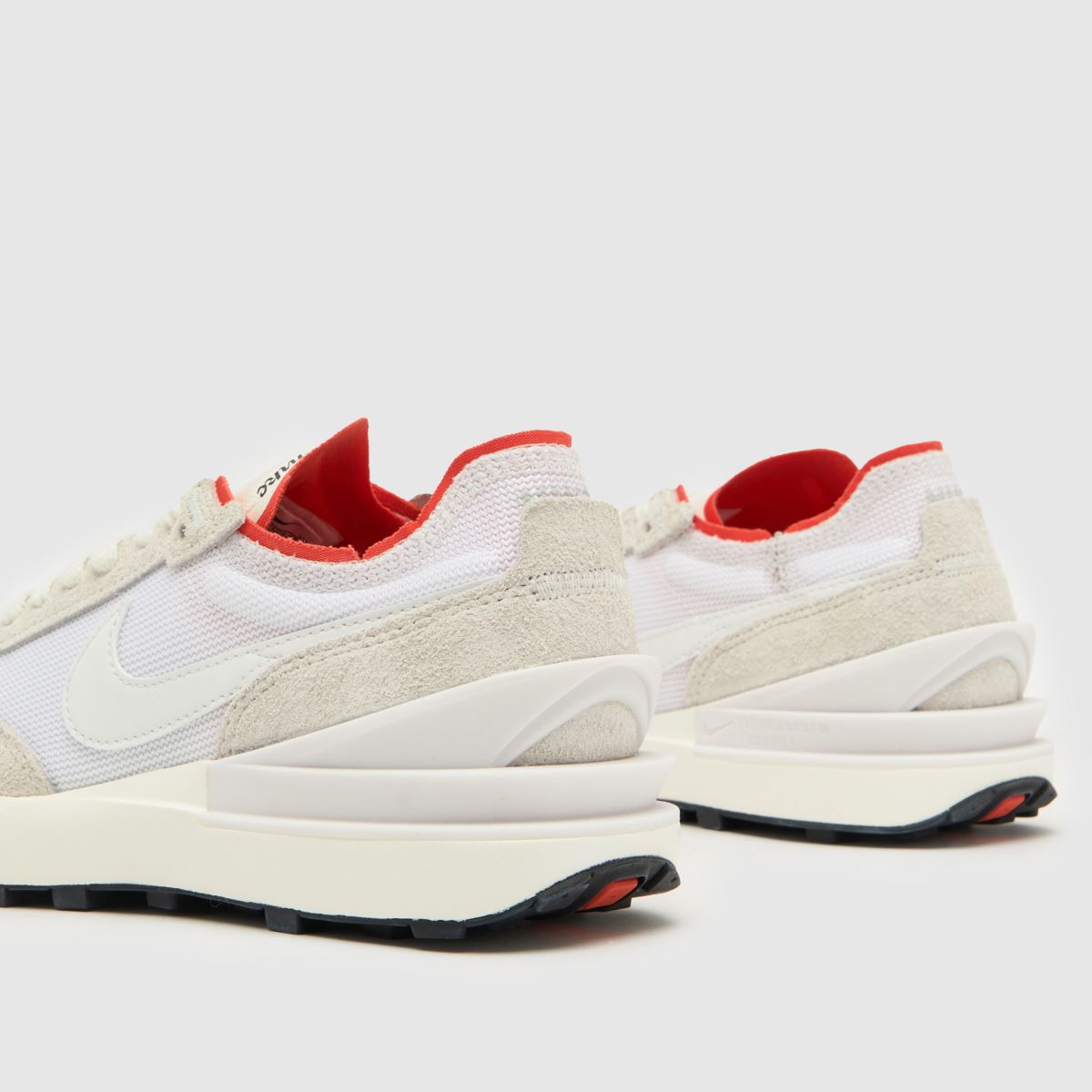 Nike – Waffle One – Vita, flerfärgade vintage-sneakers