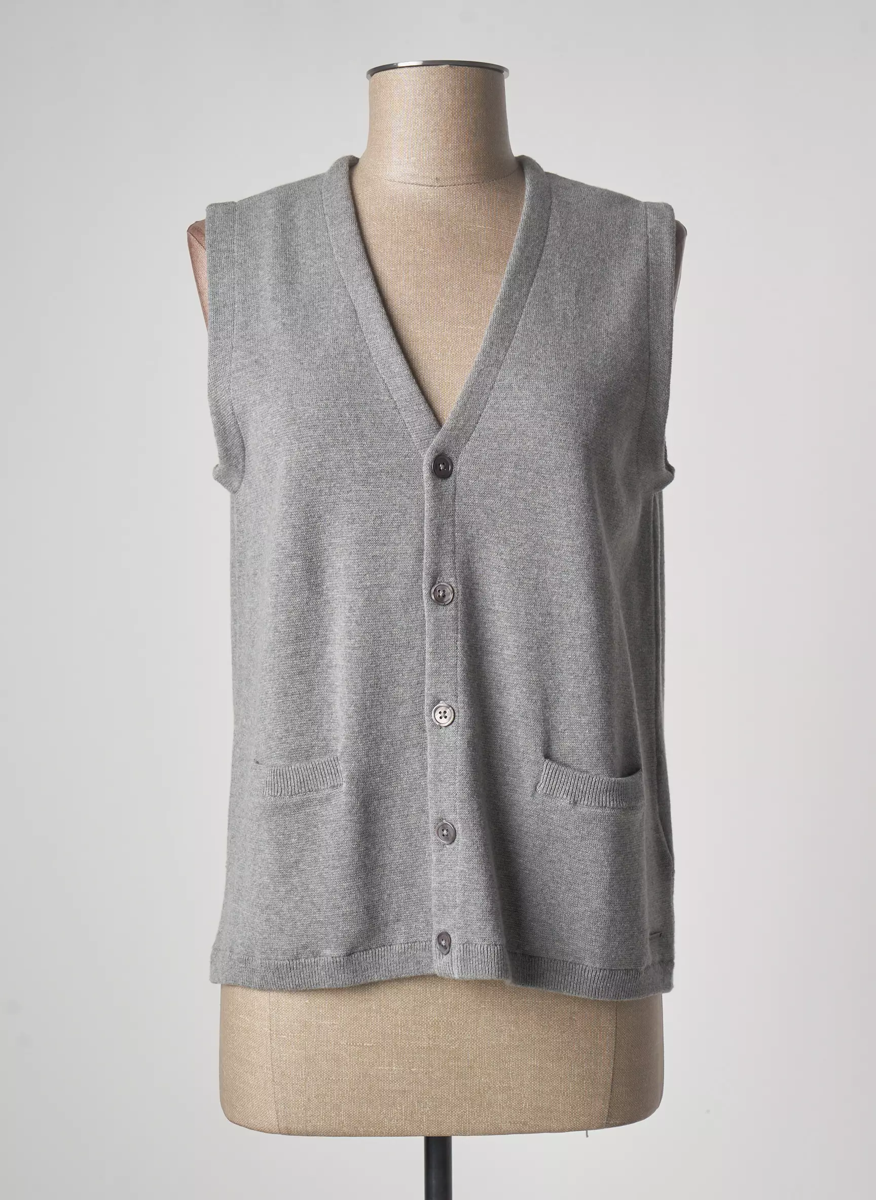 Mise Au Green Gilet Homme couleur gris