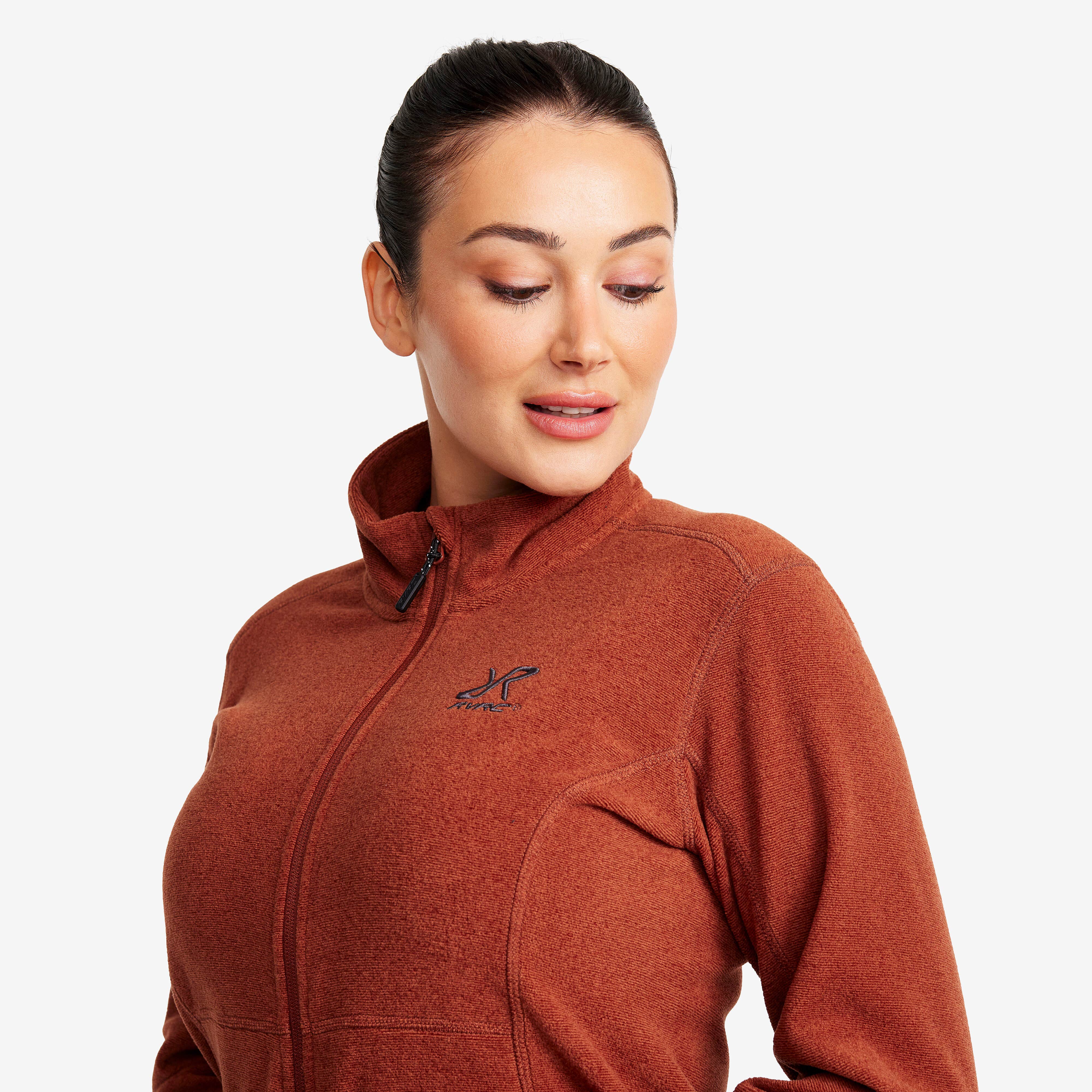 Essential Full-zip Fleece Femme Smoked Paprika