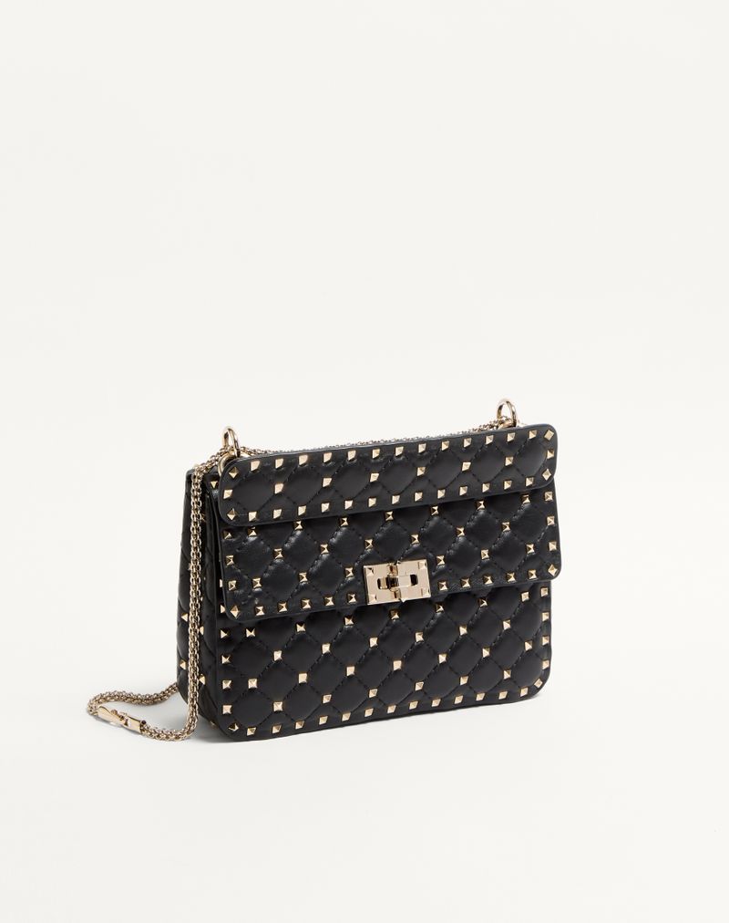 Rockstud Spike Medium Taske i Nappalæder