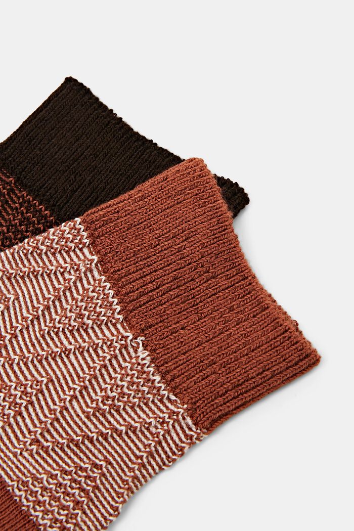 2er-Set strukturierte Socken