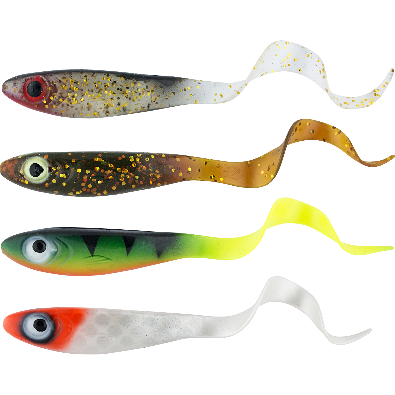Abu Garcia Gummiköder Svartzonker McPerch Curly Mix