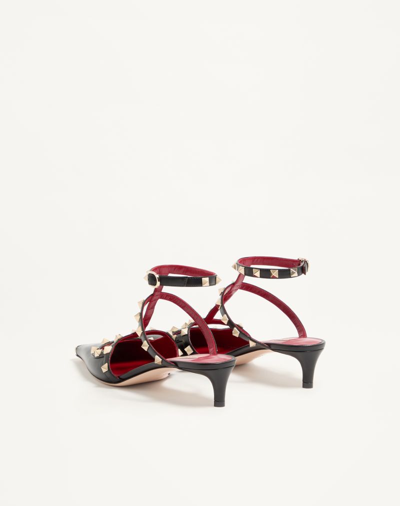 Rockstud Decote em Pele de Cabra 40mm