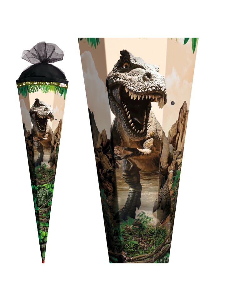 ROTH Schultüte groß Tyrannosaurus 85 cm, Sound in Grün günstig kaufen onesize