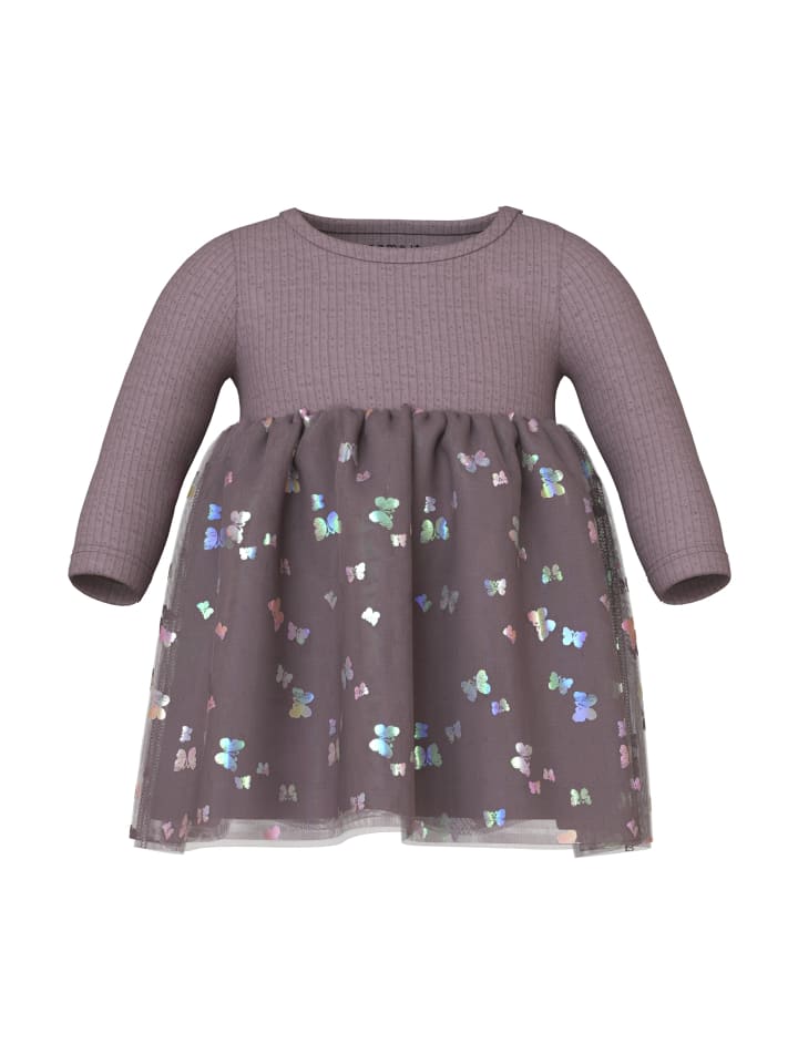 name it Langarmkleid NBFDIKKA LS DRESS in elderberry günstig kaufen