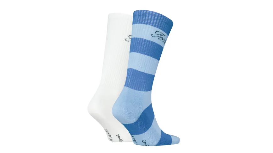 TOMMY HILFIGER Unisex TJ Socken Rugby 2er Pack empire blue