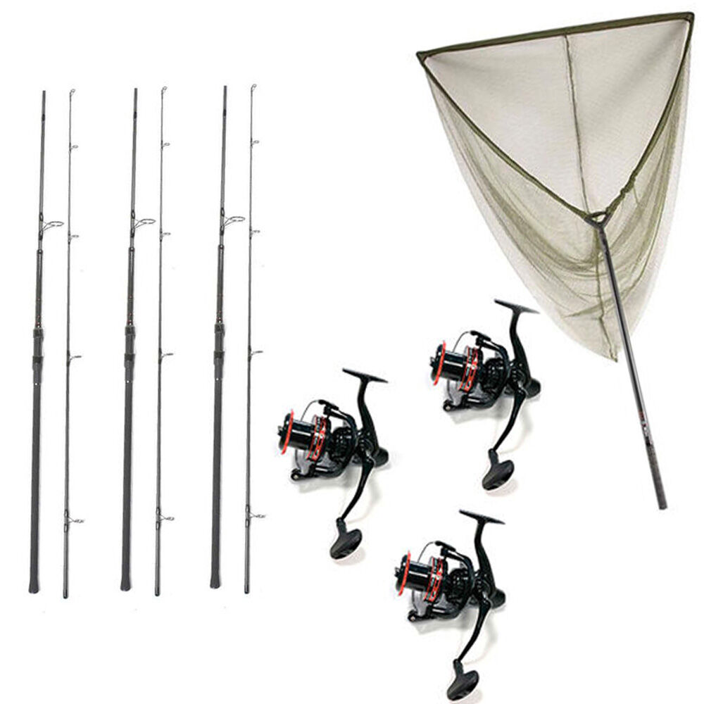 Pack 3 Nomad XTR 10 3,5lbs + 3 Nomad Xtr 5000 Fd + Epuisettes Nomad XTR