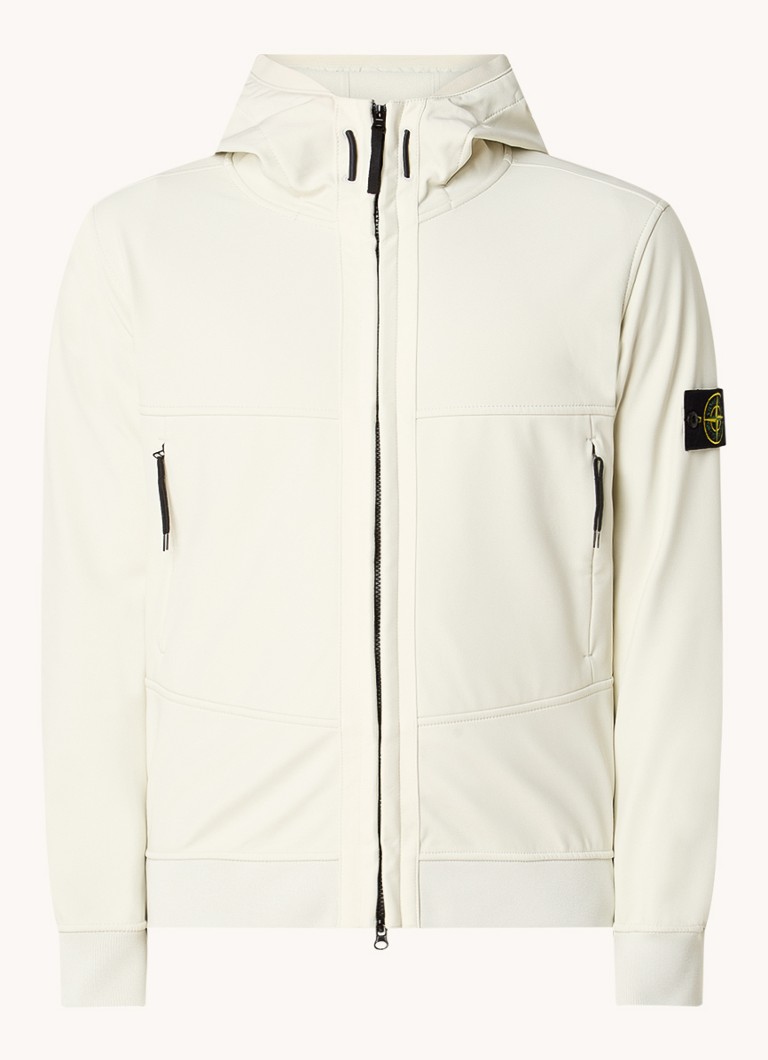 Μπουφάν Stone Island 8115Q softshell με τσέπες με φερμουάρ και λογότυπο
