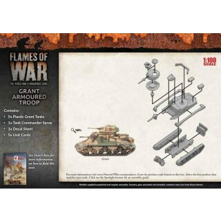 Desert Rats Grant Armoured Troop